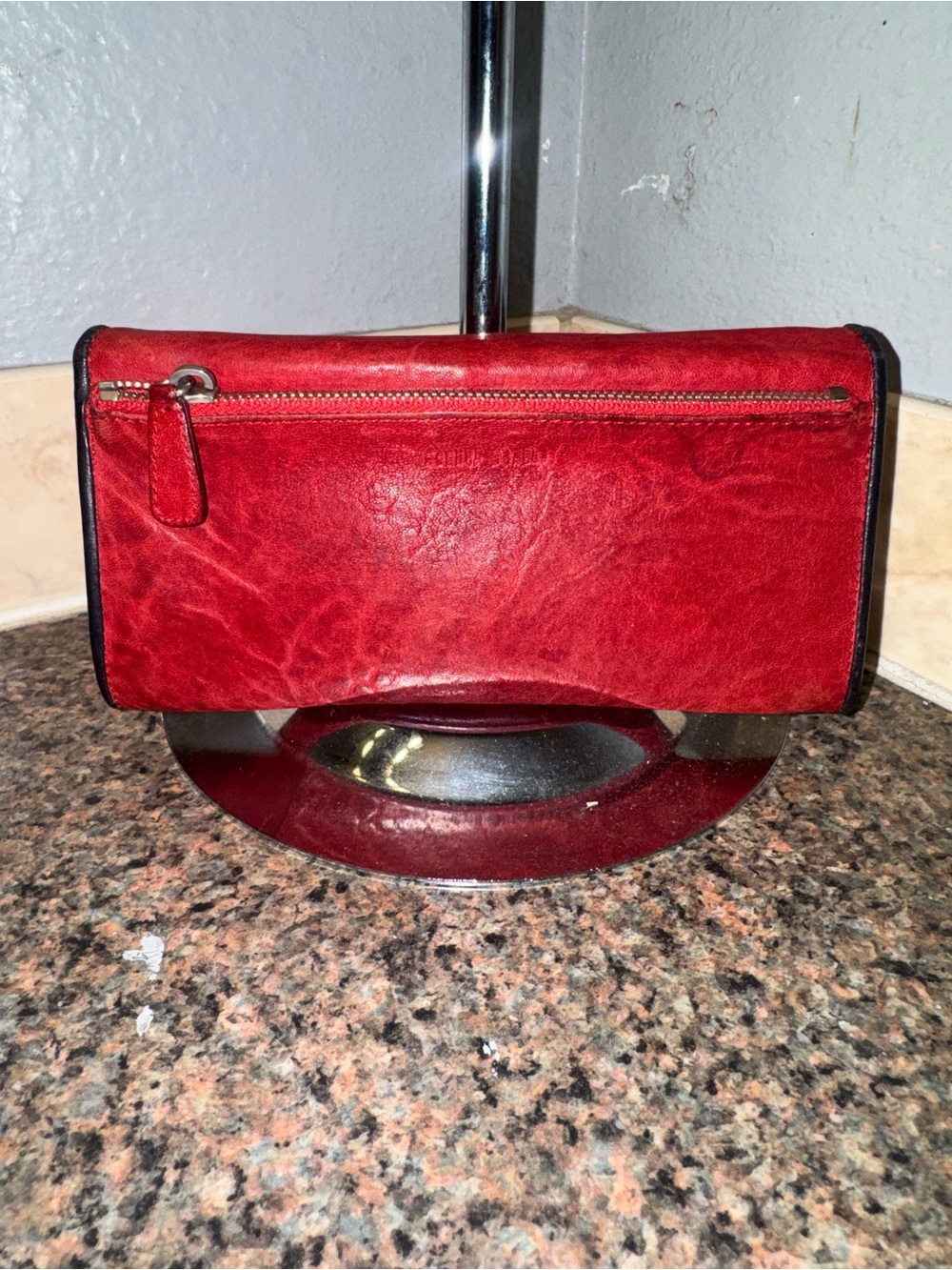 Miu Miu Vintage y2k Red Leather novelty Belt Buckle Wallet. - Picture 2 of 16